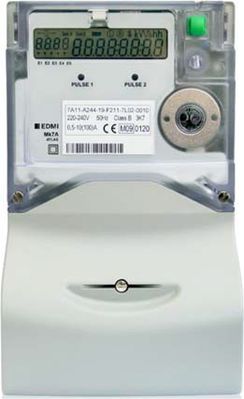 Single phase general purpose and dedicated off-peak circuit meter