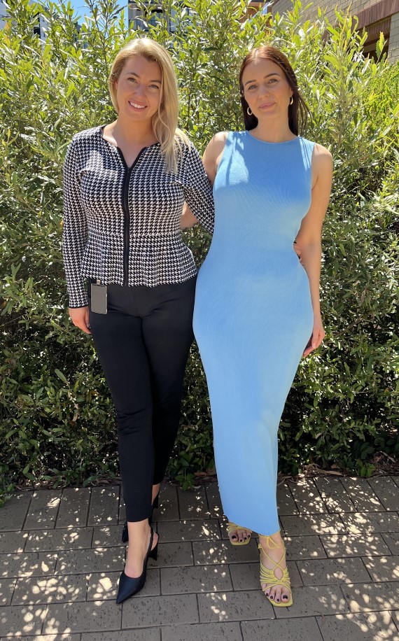 Claudia and Sarah